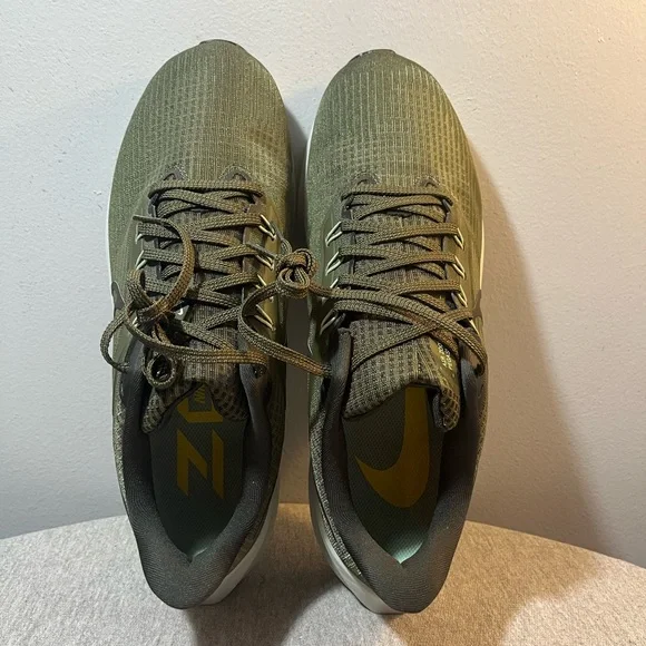 Nike Air Zoom Pegasus 39 Cargo Khaki Running Men's Shoe Size 9.5 DH4071-300 - Picture 7 of 11